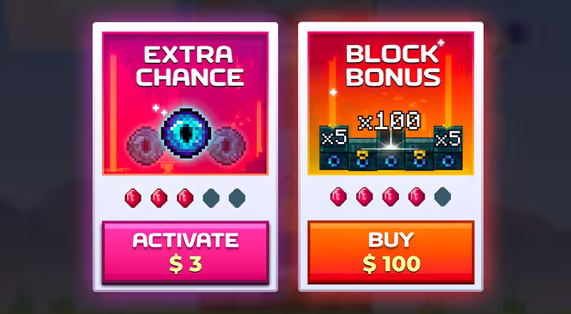 Mine Slot 2 bonus buy menu featuring the Ante Bet and instant bonus options
