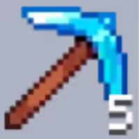 Minedrop diamond pickaxe symbol