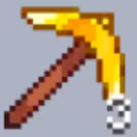 Minedrop gold pickaxe symbol