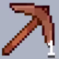 Minedrop wooden pickaxe symbol