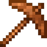Wooden pickaxe symbol
